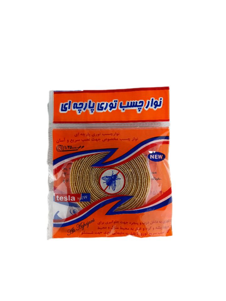 چسب دو طرفه توری پنجره ( نوار چسب توری پارچه ای)