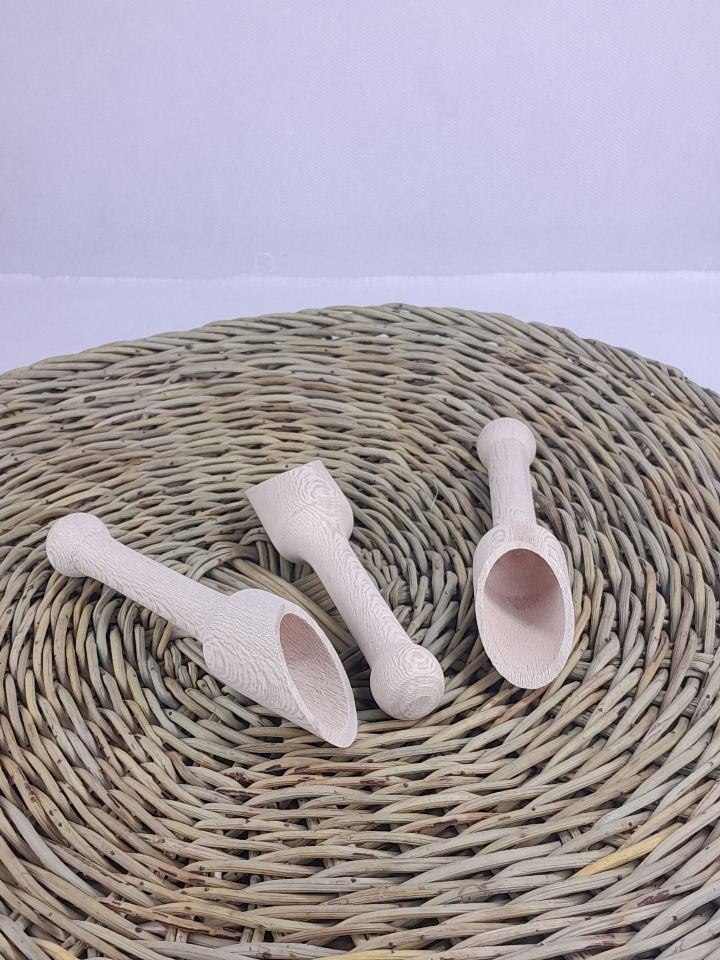 پیمانه چوبی 3 عددی (قاشق ادویه)